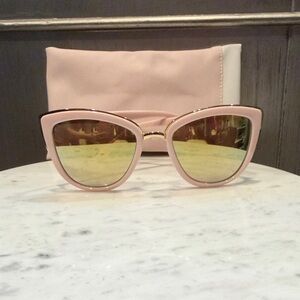Quay Australia Accessories | Quay x Too Faced Pink Cat Eye Sunglasses